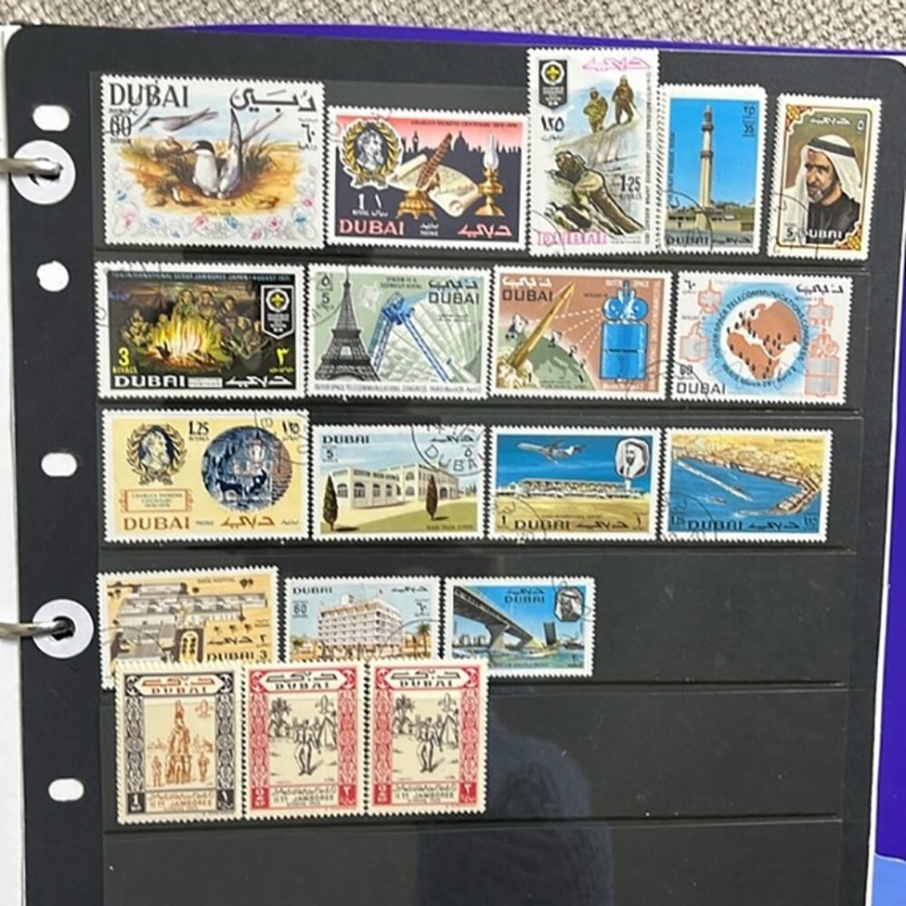 Dubai Postage Stamps 1